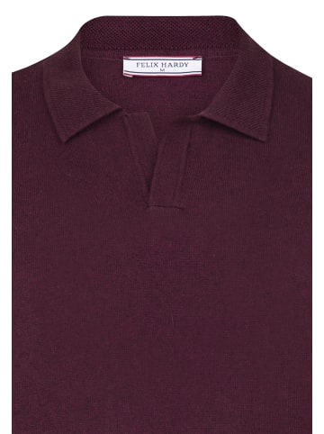 Felix Hardy Pullover in Schwarz-Bordeaux