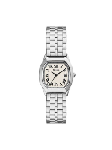 Fossil Quartzuhr Harlow in Silber