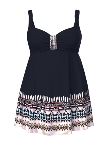 Ulla Popken Badeanzug in schwarz