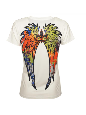 Roberto Geissini Colour Wings T-Shirt Weiß