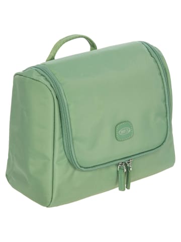 BRIC`s Positano - Kulturbeutel zum Aufhängen 27 cm (emerald green) in sage green