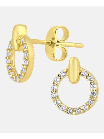 Vanlere Ohrstecker aus 375 Gelbgold mit Zirkonia