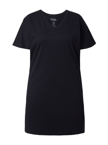 Ulla Popken Longshirt in schwarz