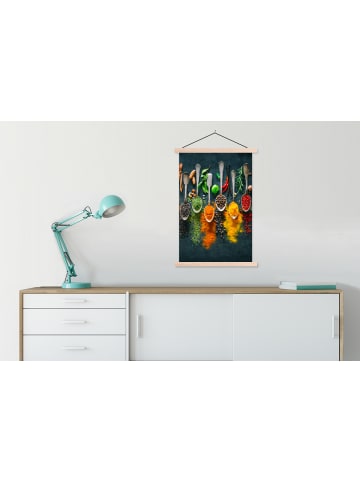 MuchoWow Poster mit Leiste Kräuter