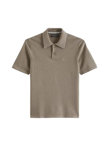 Marc O'Polo Strick-Poloshirt regular in Frozen Taupe