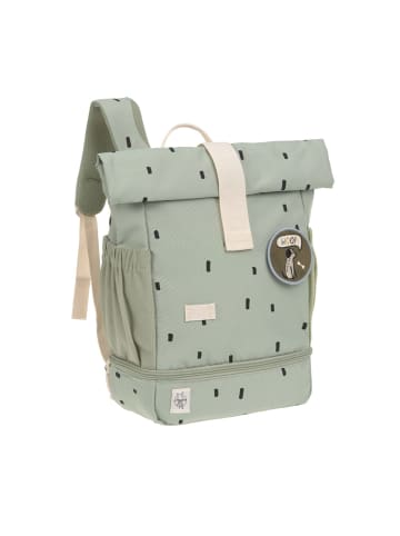 Lässig Lässig Kinderrucksack - Mini Rolltop Backpack Happy Prints light olive