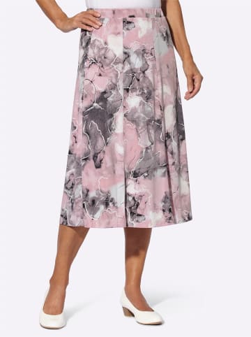 WITT WEIDEN Jersey-Rock in rosé-steingrau-bedruckt