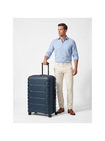 Smartbox Edition 01 4 Rollen Trolley 76 cm mit Dehnfalte in navy