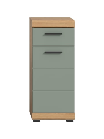 xonox.home Standschrank in Artisan Eiche/Salbei - (B) 37 x (H) 88 x (T) 31