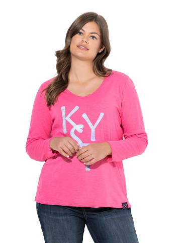 LAURASØN Shirt in hibiskuspink