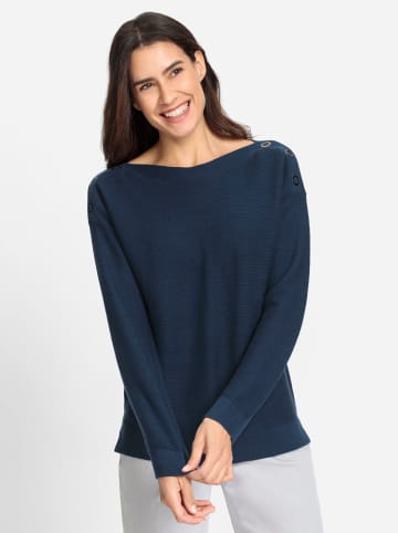 WITT WEIDEN Strickpullover in dunkelblau