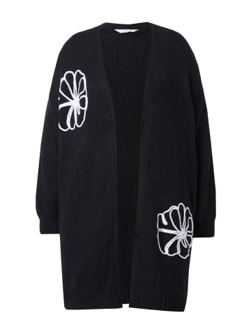 MIAMODA Strickjacke in schwarz