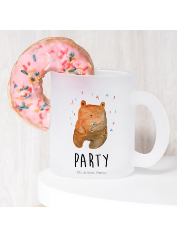 Mr. & Mrs. Panda Tee Tasse Bär Party mit Spruch in Transparent