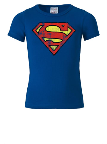 Logoshirt T-Shirt Superman in blau