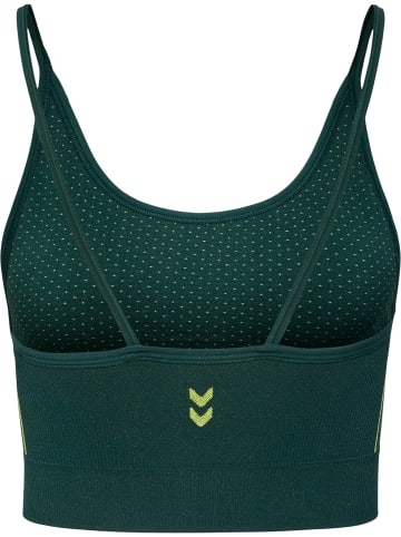 Hummel Hummel Bh Hmlmt Yoga Damen Feuchtigkeitsabsorbierenden Nahtlosen in DEEP TEAL/SULPHUR SPRING