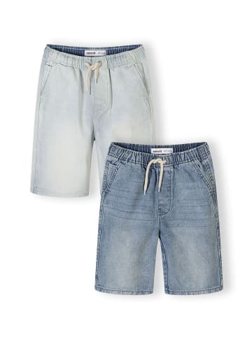 Minoti 2-er Pack Shorts 29SHORT253 in hellblau