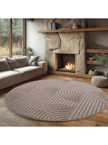 Teppich Boss Kurzflor Teppich Helix 2201 in Beige