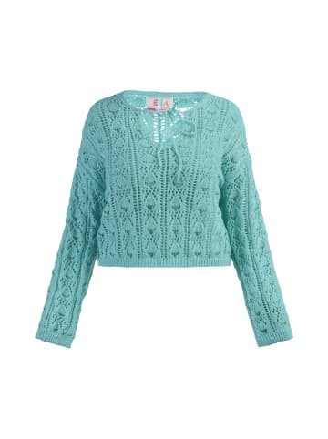 IZIA Damen Strickpullover in Türkis