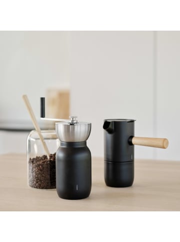 Stelton Kaffeemühle Collar in Schwarz | Silber