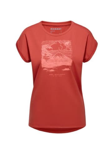 Mammut T-Shirt Mountain T-Shirt Women Fujiy in Orange