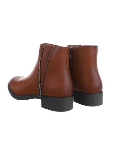 Ital-Design Stiefelette in Camel