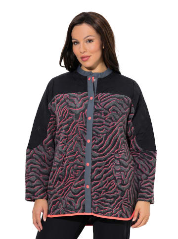 Ulla Popken Sweatjacke in schwarz