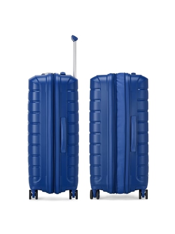 Roncato B-Flying Move 4 Rollen Kofferset 3-teilig mit Dehnfalte in blau