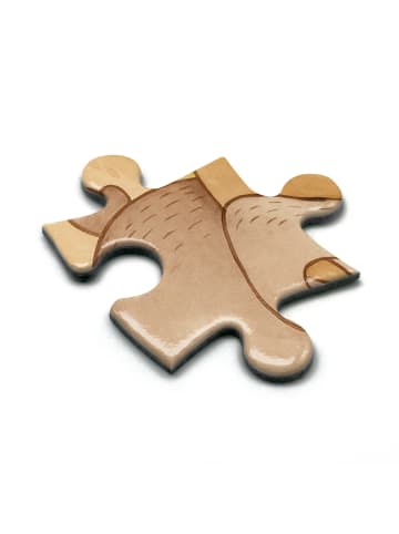 Mr. & Mrs. Panda Puzzle Papa Bär Design ohne Spruch in Weiß