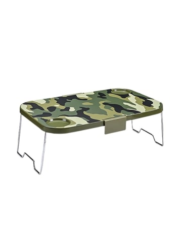 COFI 1453 3in1 Picknickkorb - Klappbarer Korb mit Deckel und Tischfunktion in Grün