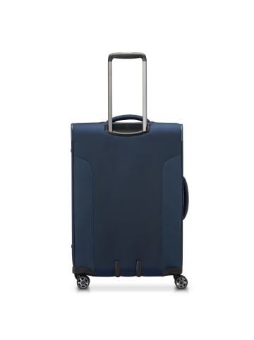 Roncato City 3.0 4 Rollen Trolley M 64 cm mit Dehnfalte in blau
