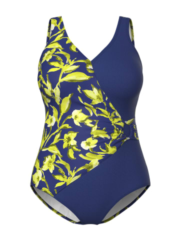Ulla Popken Badeanzug in marine
