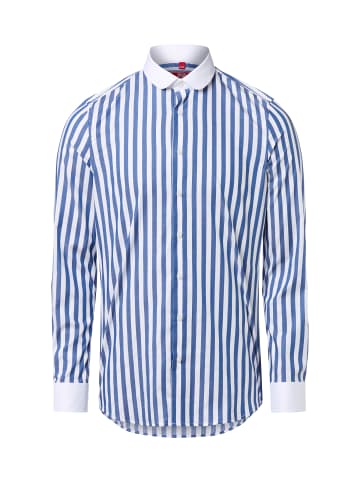 Finshley & Harding London Hemd in marine weiß