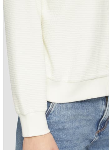 QS Sweatshirt langarm in Creme