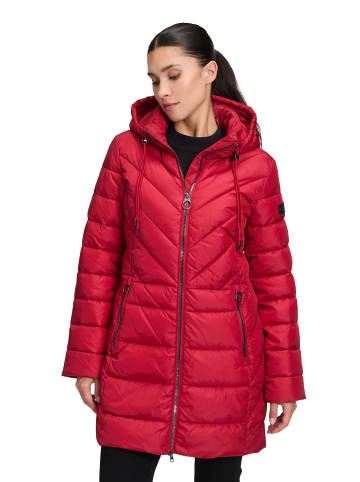 Betty Barclay Steppjacke mit Kapuze in Spicy Red