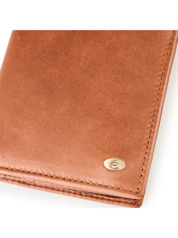 Esquire Chicago Geldbörse RFID Schutz Leder 11.5 cm cognac