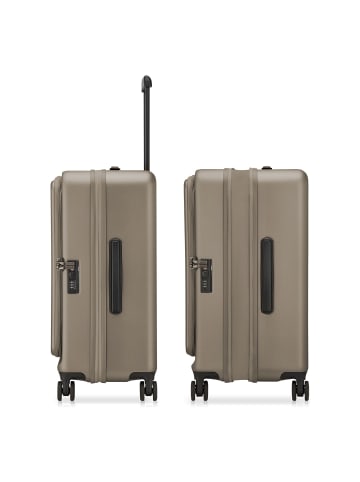 Roncato Florence 4 Rollen Kofferset 3-teilig mit Dehnfalte champagne