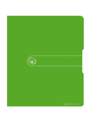 Herlitz Ringbuch A4 2 Ringe PP 25mm apfel opak to go