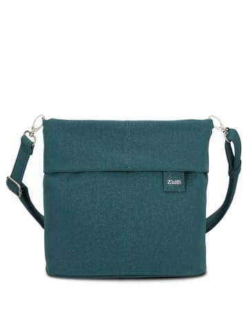 Zwei Mademoiselle M8 - Schultertasche 25 cm (cord-espresso) in pacific