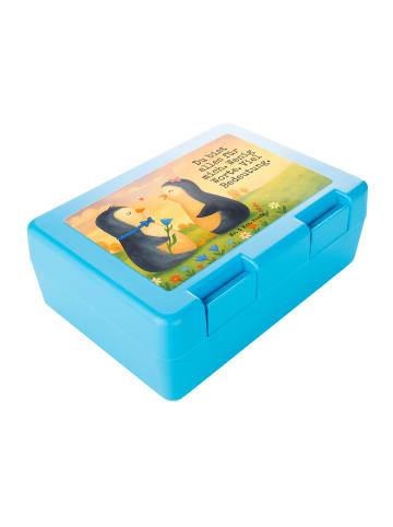 Mr. & Mrs. Panda Bento Box Pinguin Pärchen Design mit Spruch in Weiß