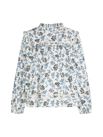 DreiMaster Vintage Bluse in Marine Blume