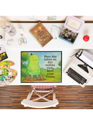 Mr. & Mrs. Panda Schreibtischauflage Schildkröte Pause Design mi... in Weiß