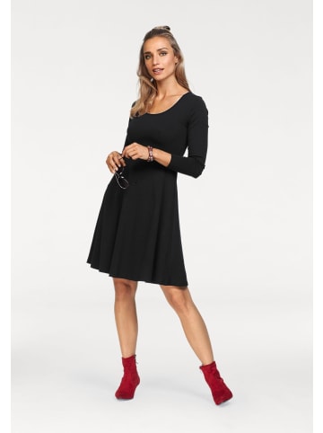 Aniston CASUAL Jerseykleid in schwarz