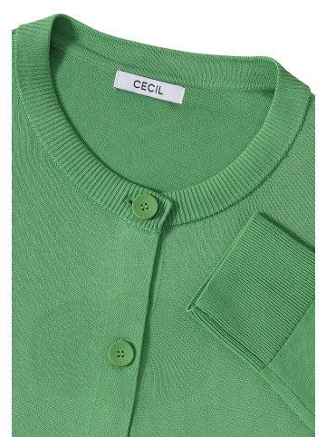 Cecil Strickjacke mit Knopfleiste in Grün
