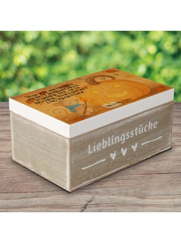 Mr. & Mrs. Panda Geschenkbox Kürbis Maus Design mit Spruch in Weiß