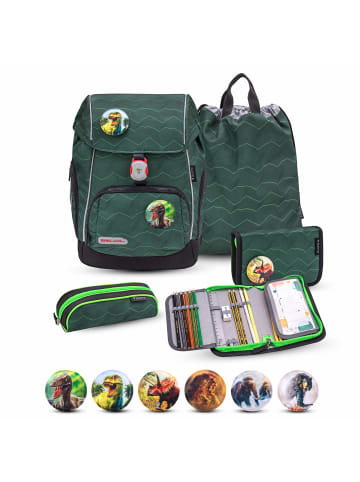 Belmil Rucksack Comfy Plus Premium Schulranzen Set 5-teilig Twist of Lime  7 Jahre