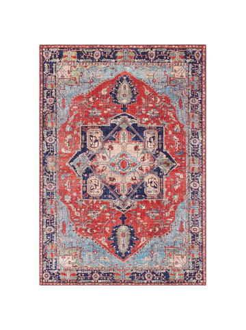 Elle Decoration Kurzflor Teppich Hamadan Orientrot