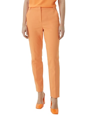 comma Bügelfaltenhose für Damen in orange
