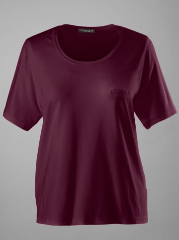 WITT WEIDEN Sportshirt in bordeaux + graphit