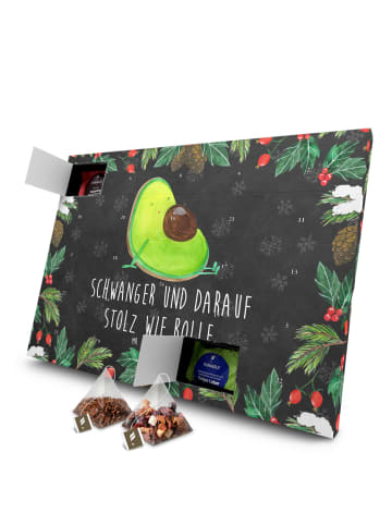 Mr. & Mrs. Panda Advents-Teekalender Avocado Schwangerschaft mit... in Kreidetafel