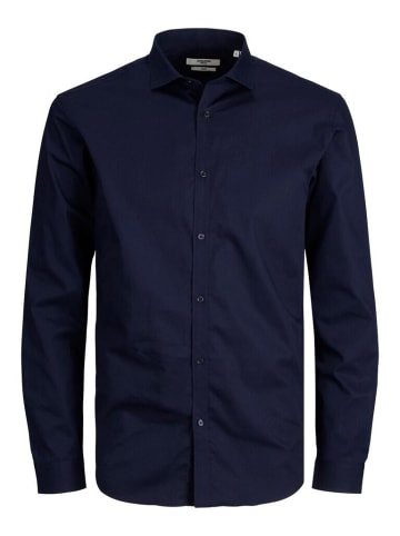 Jack & Jones Langarmhemd in Navy Blazer